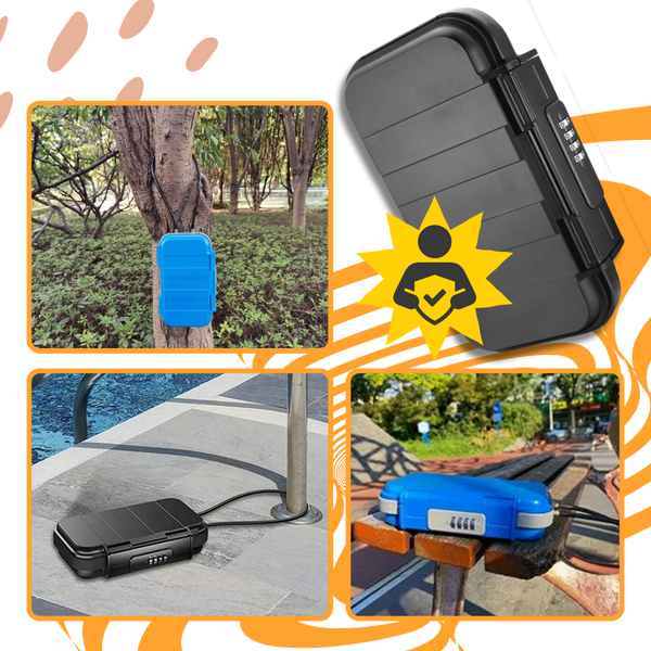 Waterproof Small Lockable Storage Box For Secure Portability