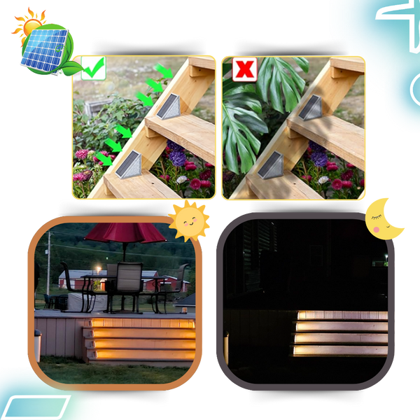 Premium IP67 Waterproof Solar Step Lights for Safe Outdoor Illumination