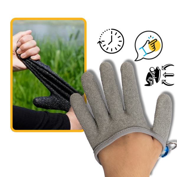 Durable Fishing Gloves With Wear Resistant Protection And Secure Grip