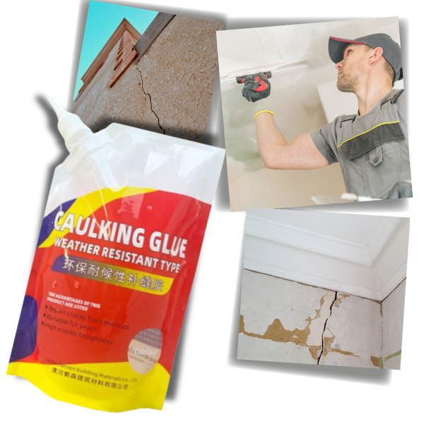 Weather Resistant Caulking Glue For Flexible Quick Drying Repairs