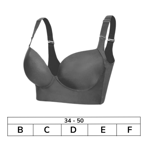 Shaping Bra With Wide Side Wings For Back Smoothing And Lift