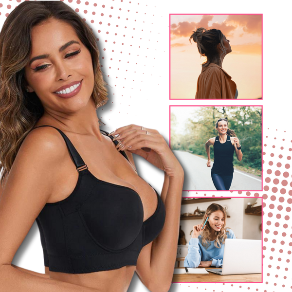 Shaping Bra With Wide Side Wings For Back Smoothing And Lift