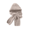 Windproof Knit Hooded Hat With Built In Scarf And Ear Protection