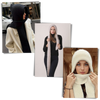Windproof Knit Hooded Hat With Built In Scarf And Ear Protection