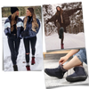 Women's Insulated Waterproof Snow Boots With Plush Lining