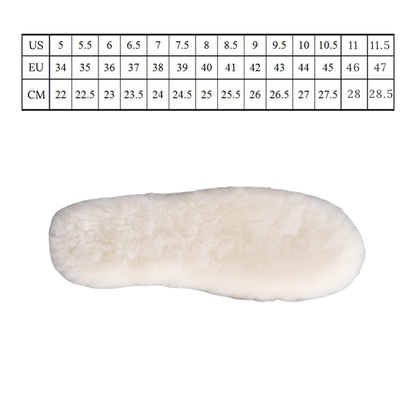 Cozy Wool Comfort Insoles For Deep Warmth And Plush Cushioning