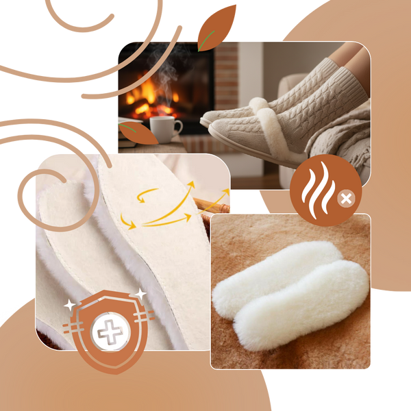 Cozy Wool Comfort Insoles For Deep Warmth And Plush Cushioning