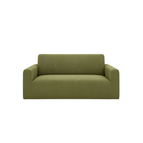 Corduroy Sofa Cover With Wrinkle Resistant Non Slip Stretch Fit