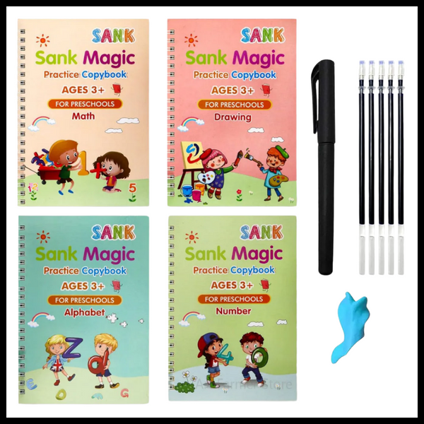 Premium Reusable Groove Practice Copybooks For Early Learners