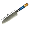 Riviera Maya 67 Layer Damascus Steel Japanese Knives For Precision Cutting
