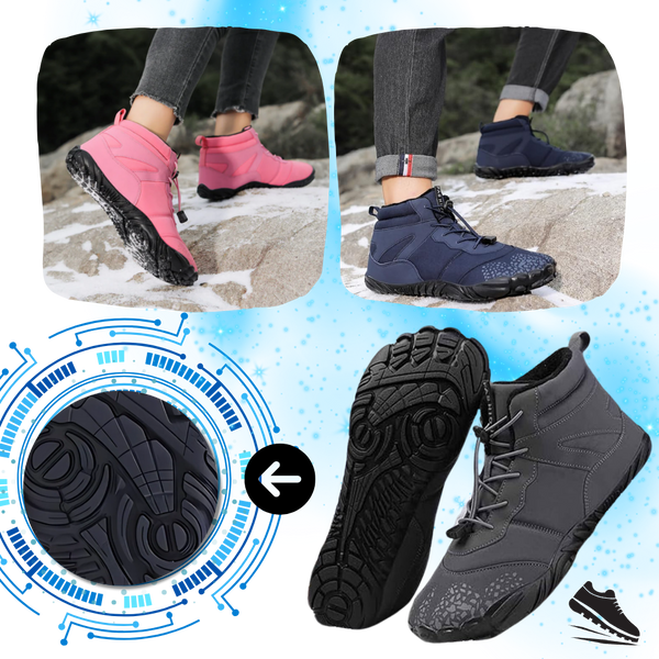 Waterproof Hiking Shoes With Zero Heel For Natural Comfort