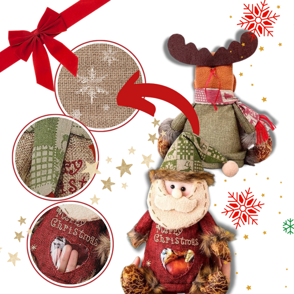 Reusable Christmas Gift Bags With Zip Closure For Easy Gifting