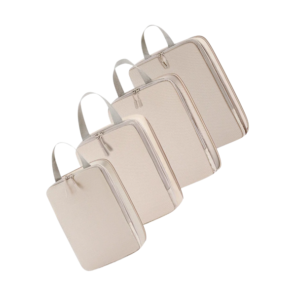 Zip Compression Luggage Organizer For Space Saving And Easy Packing