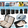 Zip Compression Luggage Organizer For Space Saving And Easy Packing