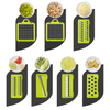 Eight In One Mandoline Slicer With Seven Sharp Blades For Precise Prep