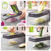 Eight In One Mandoline Slicer With Seven Sharp Blades For Precise Prep