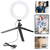 16 cm LED Ring Light With Stand For Flawless Selfies And Live Streams