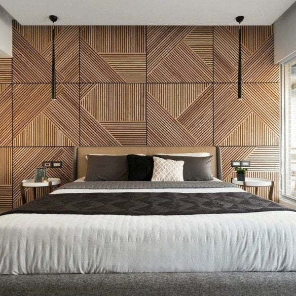 Premium 3D Faux Wood Wall Panels 4 Pack Waterproof Home Decor