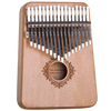 17 Key Kalimba Thumb Piano With Mahogany Finish And Easy Tuning