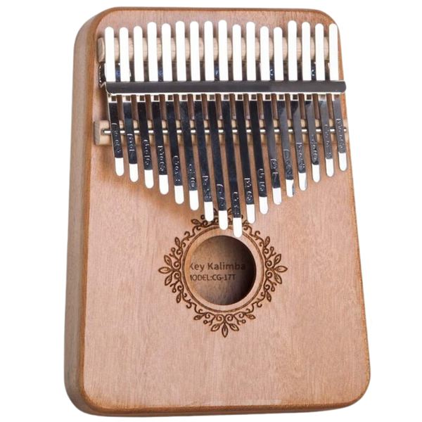 17 Key Kalimba Thumb Piano With Mahogany Finish And Easy Tuning