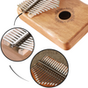 17 Key Kalimba Thumb Piano With Mahogany Finish And Easy Tuning
