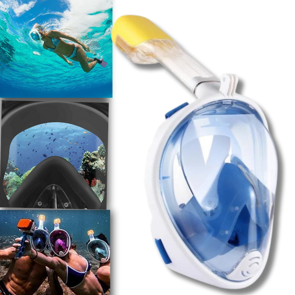 Snorkel Mask With Wide View And Fog Free Breathing