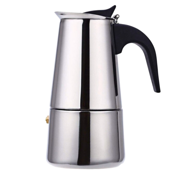 Stainless Steel Italian Coffee Maker 200ml Quick Rich Brew