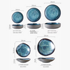 Ocean Breeze 11 Piece Dinnerware Set Coastal Seaside Tableware