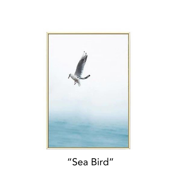 Coastal Ocean Waves Canvas Wall Art Sea Serenity Home Decor