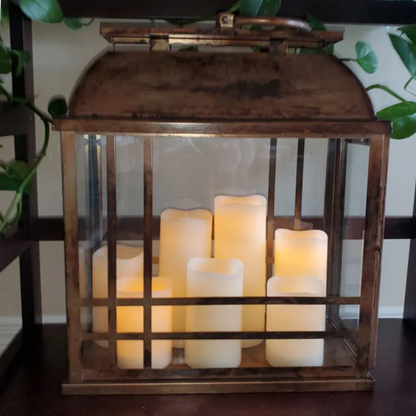 Battery Operated Flameless Candles Realistic Melted Wax Drip Led Decor