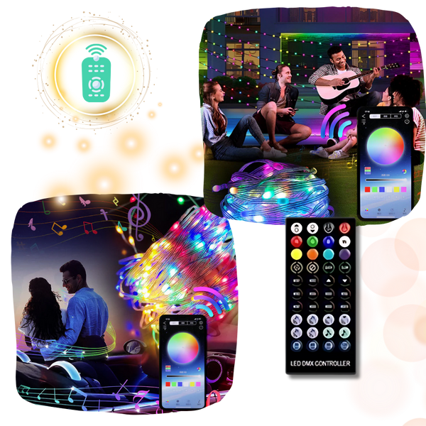 USB Powered Music Sync LED Lights For Ambient Mood Lighting