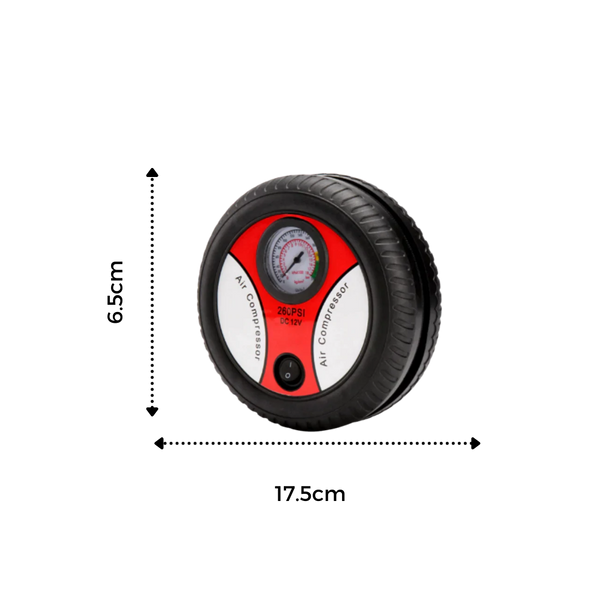 Portable Tire Inflator For Cars And Motorcycles Fast High Pressure Inflation