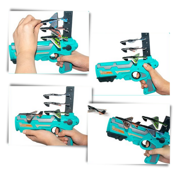 Aerial Launcher Toy For Kids With Safe Easy Play And Portable Design