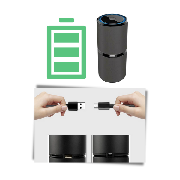 Portable Ionic Air Cleaner For Clean Air In Car And Home