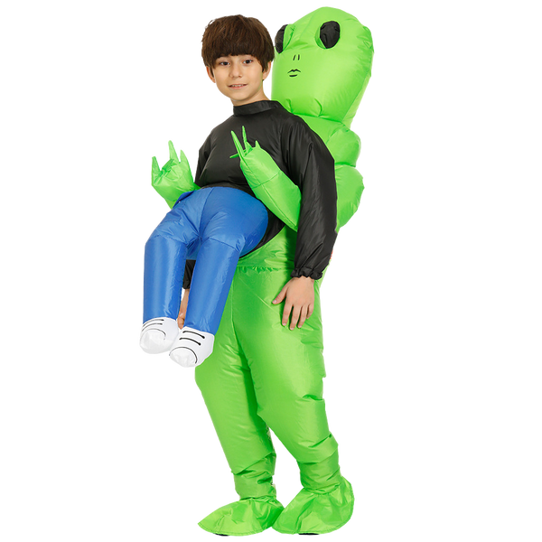 Air Blown Extraterrestrial Costume For Family Fun Durable And Easy To Wear