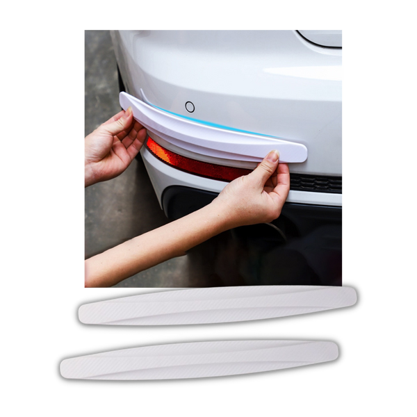 Two Pack Car Bumper Protectors For Scratch Resistant Front And Rear Bumpers
