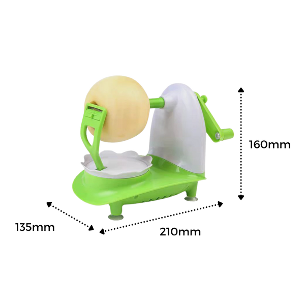 Manual Fruit Peeler With Built In Slicer For Quick Effortless Prep