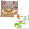 Manual Fruit Peeler With Built In Slicer For Quick Effortless Prep