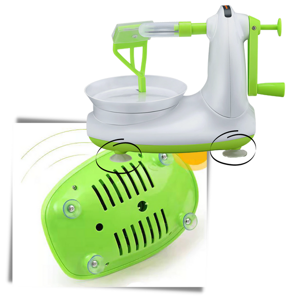 Manual Fruit Peeler With Built In Slicer For Quick Effortless Prep