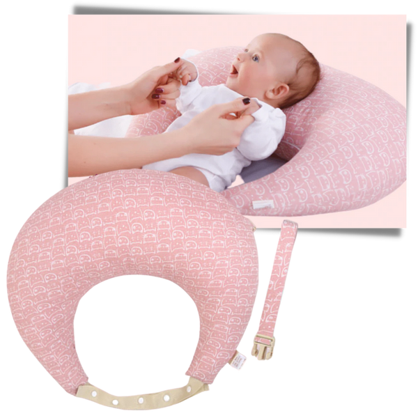 Premium Ergonomic Baby Cushion With Secure Holder For Safe Comfort