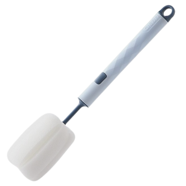 Eliminates Stains Easily With Versatile Bottle Cleaning Sponge Brush
