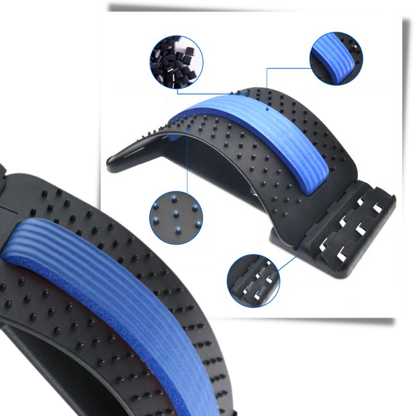 Back Stretcher Massager Device For Pain Relief And Flexibility