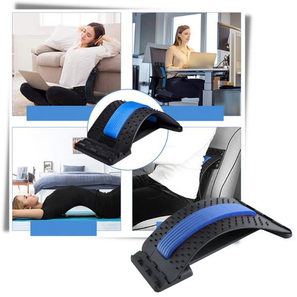 Back Stretcher Massager Device For Pain Relief And Flexibility