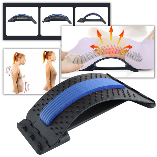 Back Stretcher Massager Device For Pain Relief And Flexibility