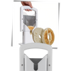 Portable Bagel Cutter For Safe Even Slices On The Go Everyday