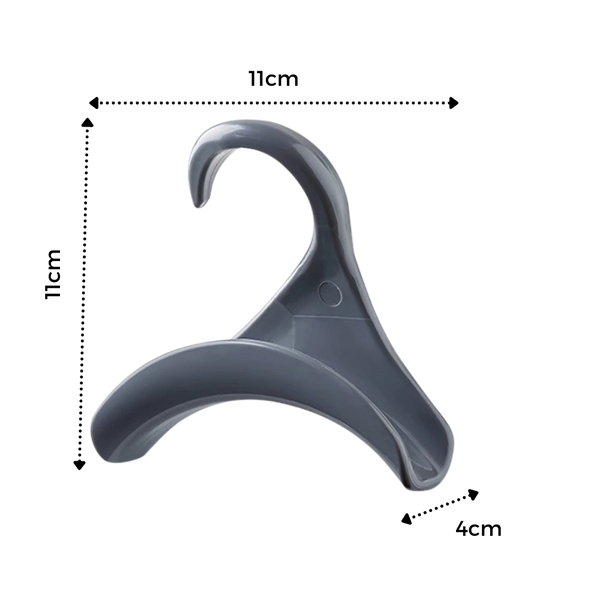 Curved Bag Hanger Hooks Two Pack For Efficient Closet Organization