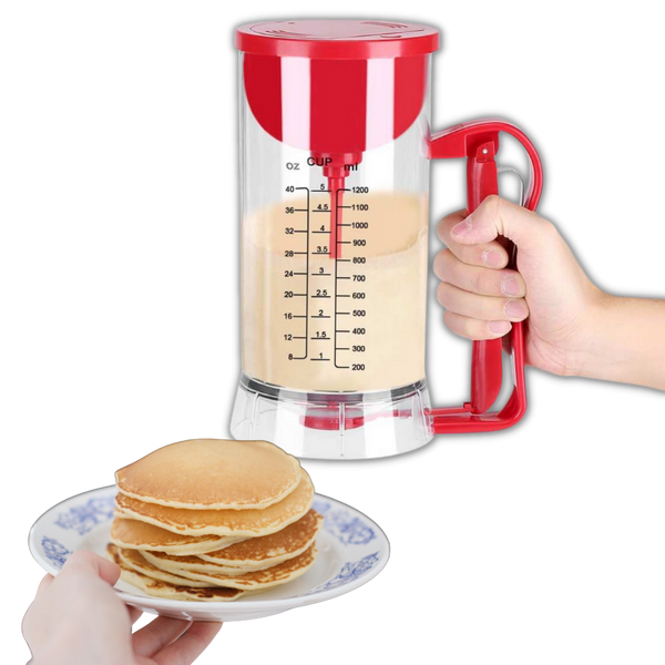 Cordless Batter Mixer With Measuring Scale For Precise Dispensing