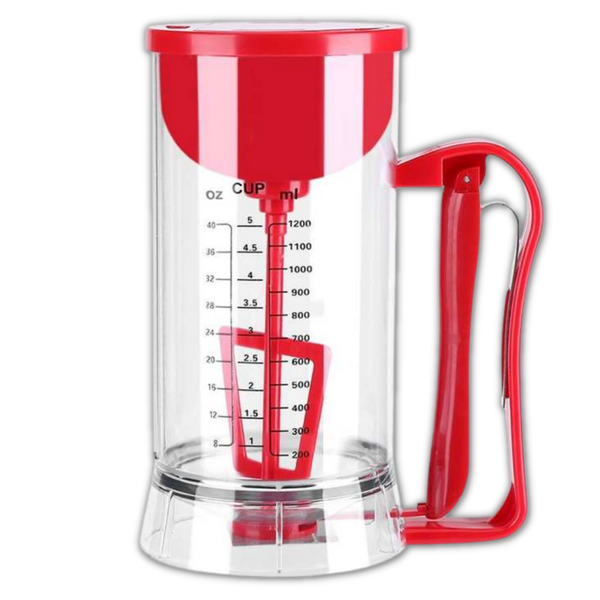 Cordless Batter Mixer With Measuring Scale For Precise Dispensing