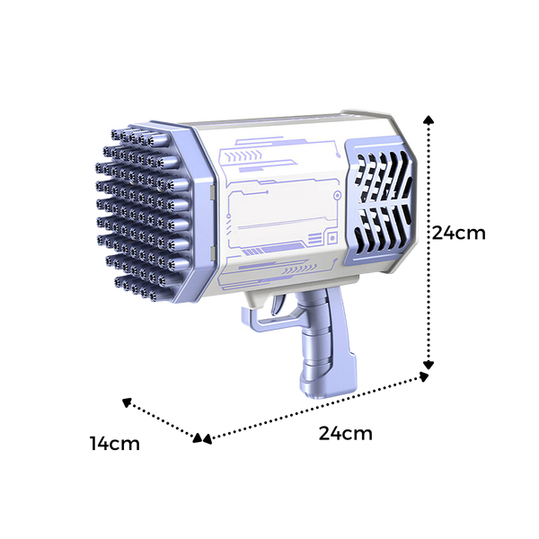 Premium Bubble Blower With 69 Holes For Rapid Fire Bubbles