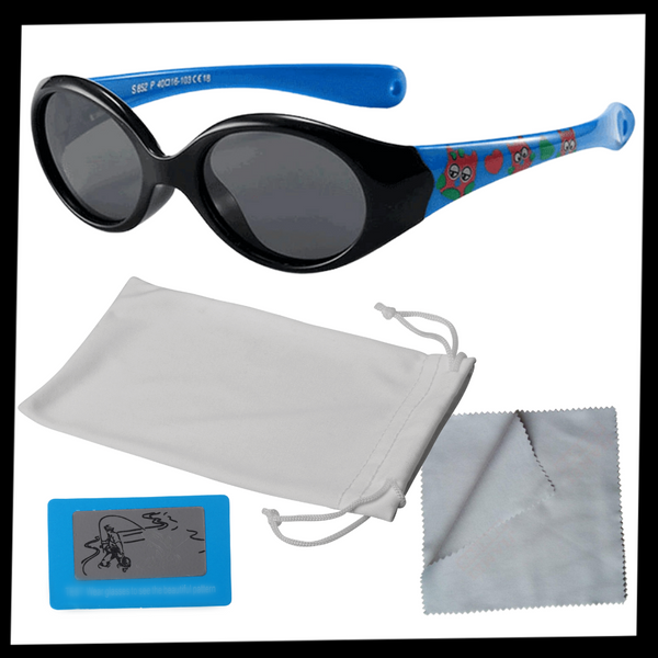 Kids Polarized Sunglasses With Strap For 0 To 3 Years UV400 Protection